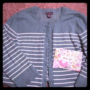 EUC Eddie Bauer 3/4 sleeve cardigan XL